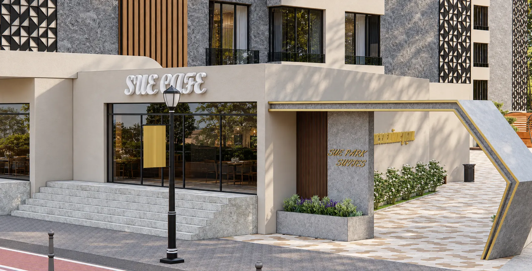Sue Cafe girişi